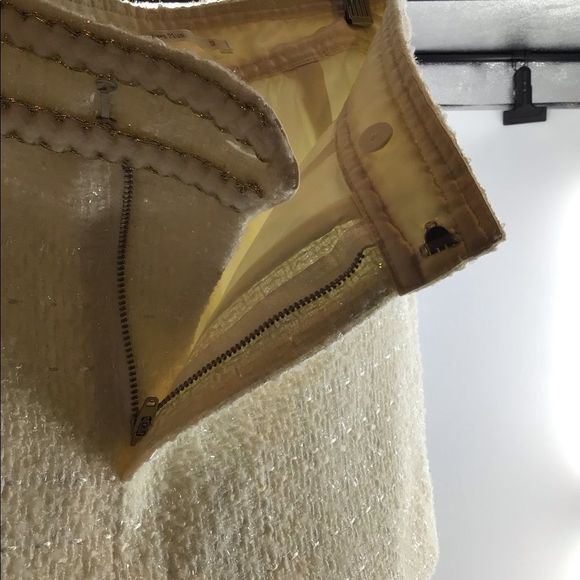 Five Plus Dress Cream Gold High Waist Shorts NWOT - Picture 5 of 7